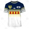 NRL North Queensland Cowboys Custom Name Number 1995 Vintage Retro Heritage Jersey Kids T-Shirt