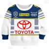 NRL North Queensland Cowboys Custom Name Number 2020 Home Jersey Kids Sweatshirt
