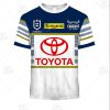NRL North Queensland Cowboys Custom Name Number 2020 Home Jersey Kids T-Shirt