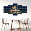 NRL North Queensland Cowboys Navy Indigenous 5 Panel Canvas
