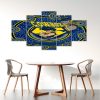 NRL North Queensland Cowboys Superman 5 Panel Canvas