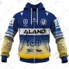 NRL Parramatta Eels Custom Name Number 2021 ANZAC RAAF 100 Jersey Zip Up Hoodie