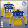 NRL Parramatta Eels Custom Name Number 2021 Home Jersey Baseball Jacket