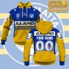 NRL Parramatta Eels Custom Name Number 2021 Home Jersey Pullover Hoodie