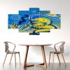 NRL Parramatta Eels New NAIDOC 5 Panel Canvas
