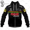 NRL Penrith Panthers Black Premiers 2022 – 2023 Complete Season Collection Zip Up Hoodie