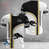 NRL Penrith Panthers Black White T-Shirt V21