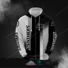 NRL Penrith Panthers Black White Zip Up Hoodie V14