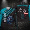 NRL Penrith Panthers Custom Name Black Blue Mascot Sweatshirt V15