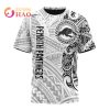 NRL Penrith Panthers Custom Name Indigenous T-Shirt V2