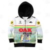 NRL Penrith Panthers Custom Name Number 2020 Bluey Jersey Kids Zip Up Hoodie