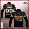 NRL Penrith Panthers Custom Name Number 2021 Home Jersey Baseball Jacket