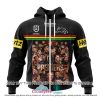 NRL Penrith Panthers Custom Name Number Black Premiers 2022 – 2023 Zip Up Hoodie