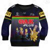NRL Penrith Panthers Custom Name Number x The Simpsons 2020 Halloween Kids Sweatshirt