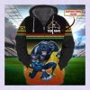 NRL Penrith Panthers Custom Name Zip Up Hoodie V21
