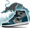 NRL Penrith Panthers Jack Skellington Air Jordan 1 High Sneakers