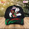 NRL South Sydney Rabbitohs Custom Name Mascot Classic Cap V4