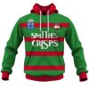 NRL South Sydney Rabbitohs Custom Name Number 1989 Vintage Retro Jersey Pullover Hoodie