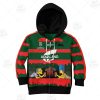 NRL South Sydney Rabbitohs Custom Name Number The Simpsons 2020 Halloween Jersey Kids Zip Up Hoodie