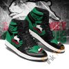 NRL South Sydney Rabbitohs Green Black Air Jordan 1 High Sneakers