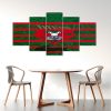 NRL South Sydney Rabbitohs Superman Indigenous 5 Panel Canvas