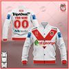 NRL St. George Illawarra Dragons Custom Name Number 2021 Home Jersey Baseball Jacket