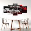 NRL St. George Illawarra Dragons NAIDOC Week 5 Panel Canvas