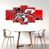 NRL St. George Illawarra Dragons New NAIDOC 5 Panel Canvas