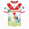 NRL St. George Illawarra Dragons x Bluey Jersey 2020 Kids T-Shirt
