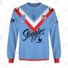NRL Sydney Roosters Custom Name Number 2021 “Wartime” ANZAC Jersey Sweatshirt