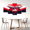 NRL Sydney Roosters Superman 5 Panel Canvas