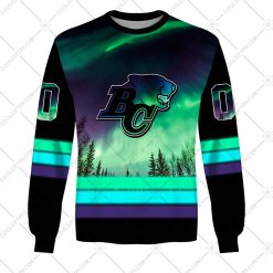 CFL BC Lions Custom Name Number Northern Lights Sweatshirt