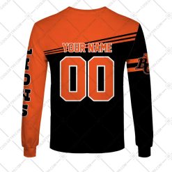 Alternative view of CFL BC Lions Custom Name Number Skull Death Sweatshirt