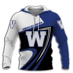CFL Winnipeg Blue Bombers New Style Pullover Hoodie