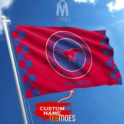 Alternative view of NCAA SMU Mustangs Garden House Flag