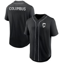 MLS Columbus Crew SC Black Third Period Fashion Baseball Jersey