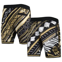 MLS Los Angeles FC Black Tribal Men Beach Shorts