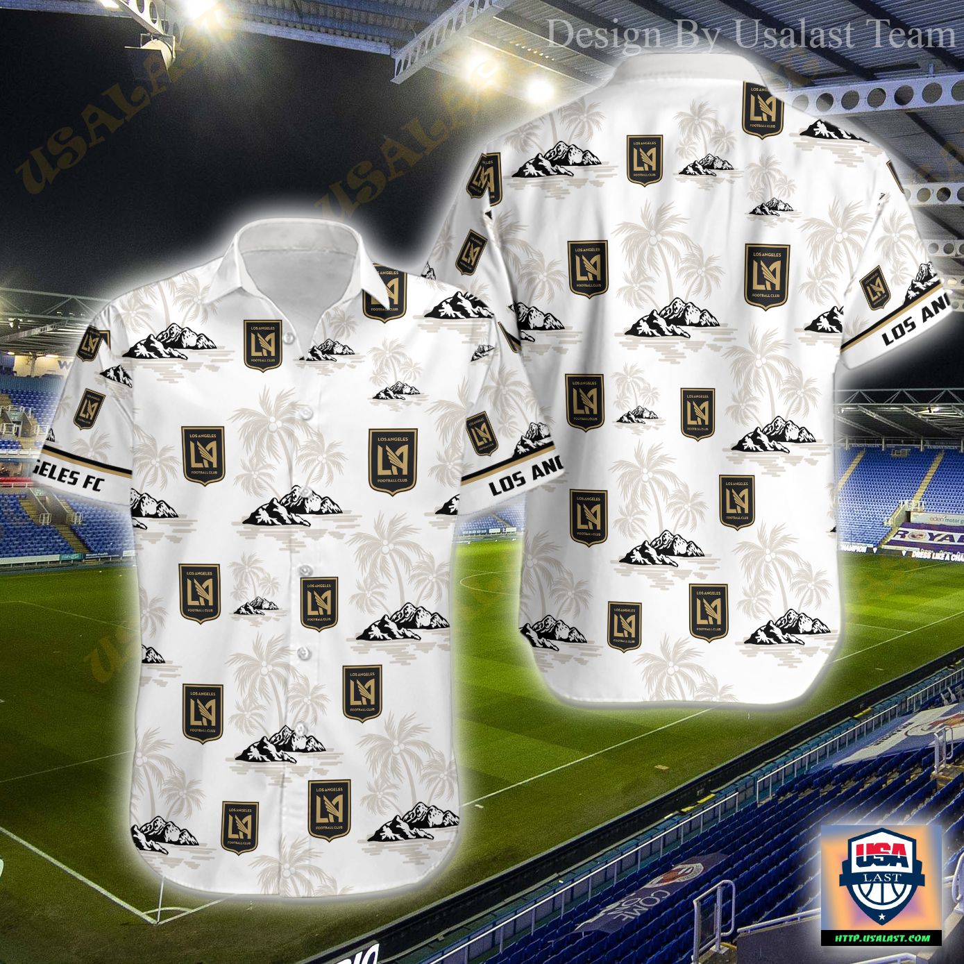 MLS Los Angeles FC Coconut Island Hawaiian Shirt