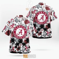 NCAA Alabama Crimson Tide Palm Trees Hawaiian Shirt