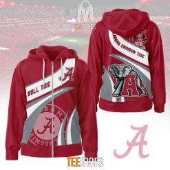 NCAA Alabama Crimson Tide Roll Tide Zip Up Hoodie