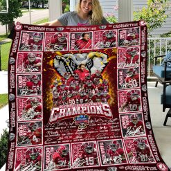 NCAA Alabama Crimson Tide Sugar Bowl 2022 Champions Quilt Blanket