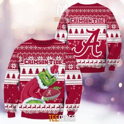 NCAA Alabama Crimson Tide The Old Grinch Ugly Christmas Sweater