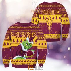 NCAA Arizona State Sun Devils The Old Grinch Ugly Christmas Sweater