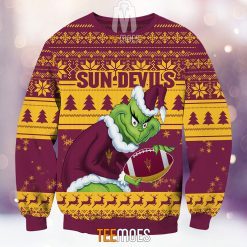 Alternative view of NCAA Arizona State Sun Devils The Old Grinch Ugly Christmas Sweater