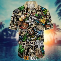 Alternative view of NCAA Army Black Knights Flower Pattern Hawaiian Shirt