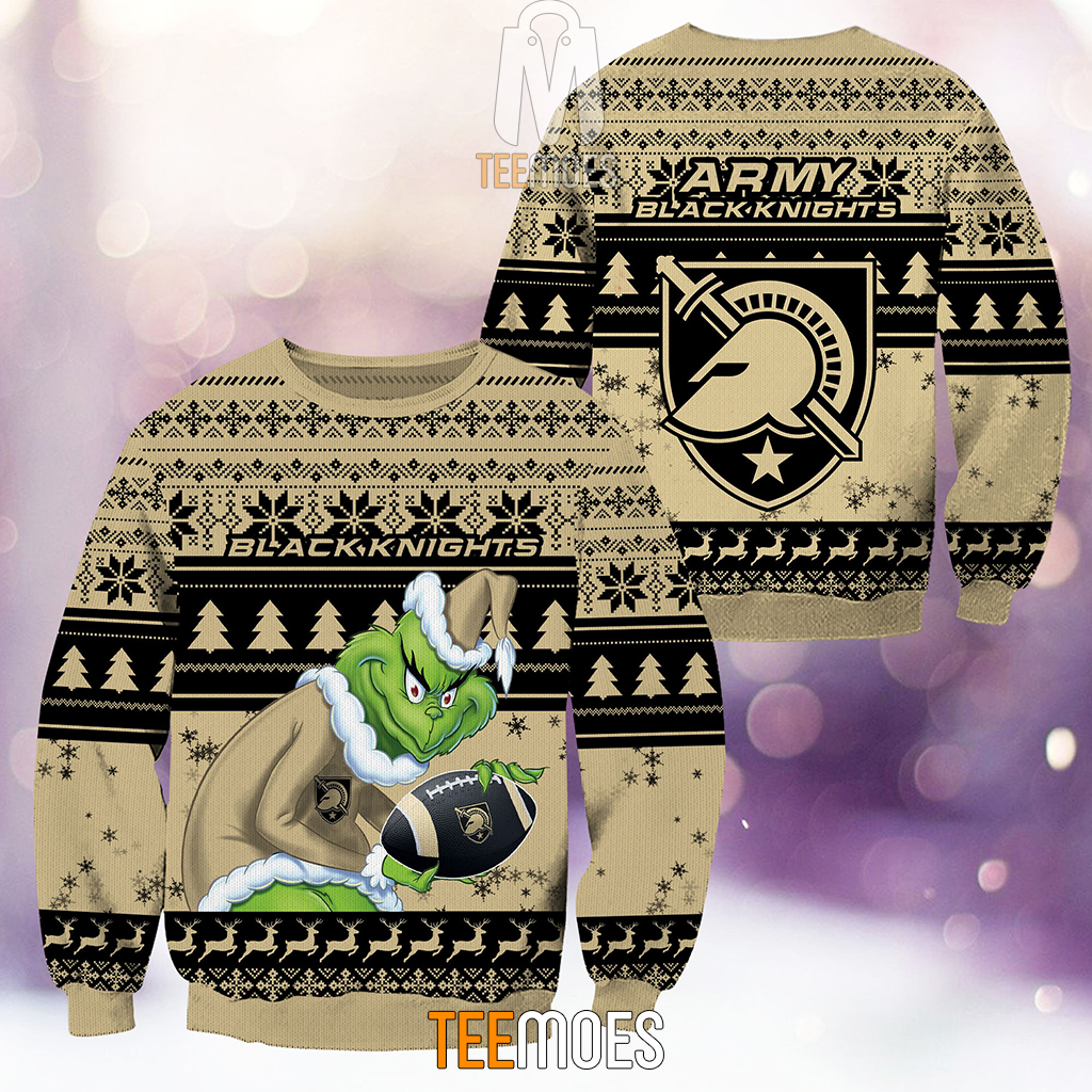 NCAA Army Black Knights The Old Grinch Ugly Christmas Sweater