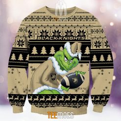 Alternative view of NCAA Army Black Knights The Old Grinch Ugly Christmas Sweater