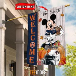 Alternative view of NCAA Auburn Tigers Custom Name Mickey House Flag