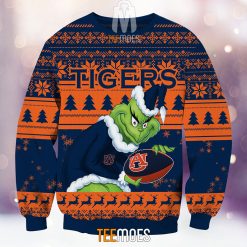 Alternative view of NCAA Auburn Tigers The Old Grinch Ugly Christmas Sweater