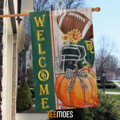 Alternative view of NCAA Baylor Bears Welcome Garden House Flag